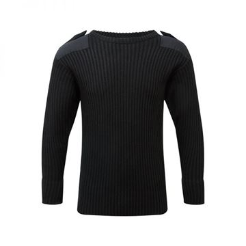 Picture of Roundneck Crew Pullover Black